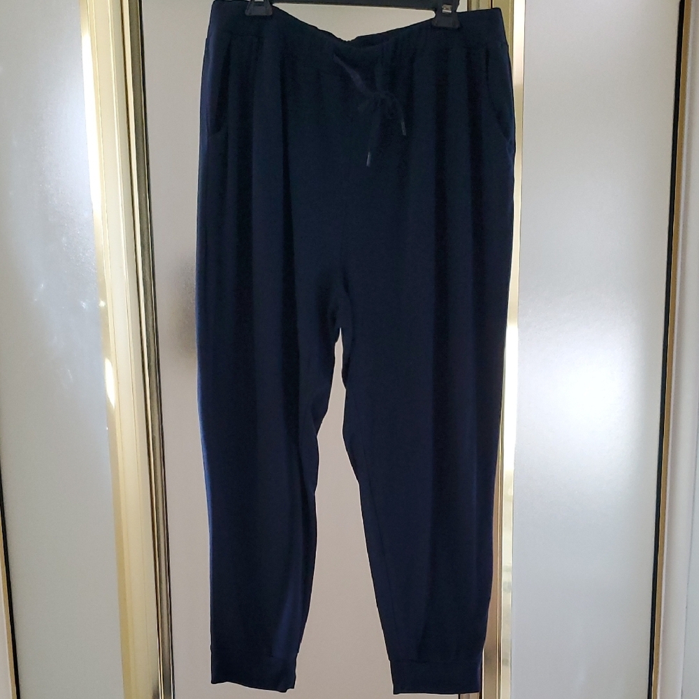 Cozy Earth Navy Blue Soft Tapered Jogger Pants